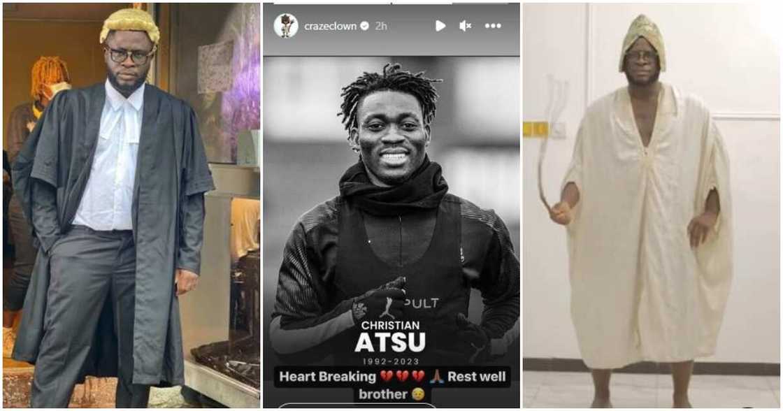 Photo of Craze Clown and Christian Atsu Photo of Craze Clown and Christian Atsu