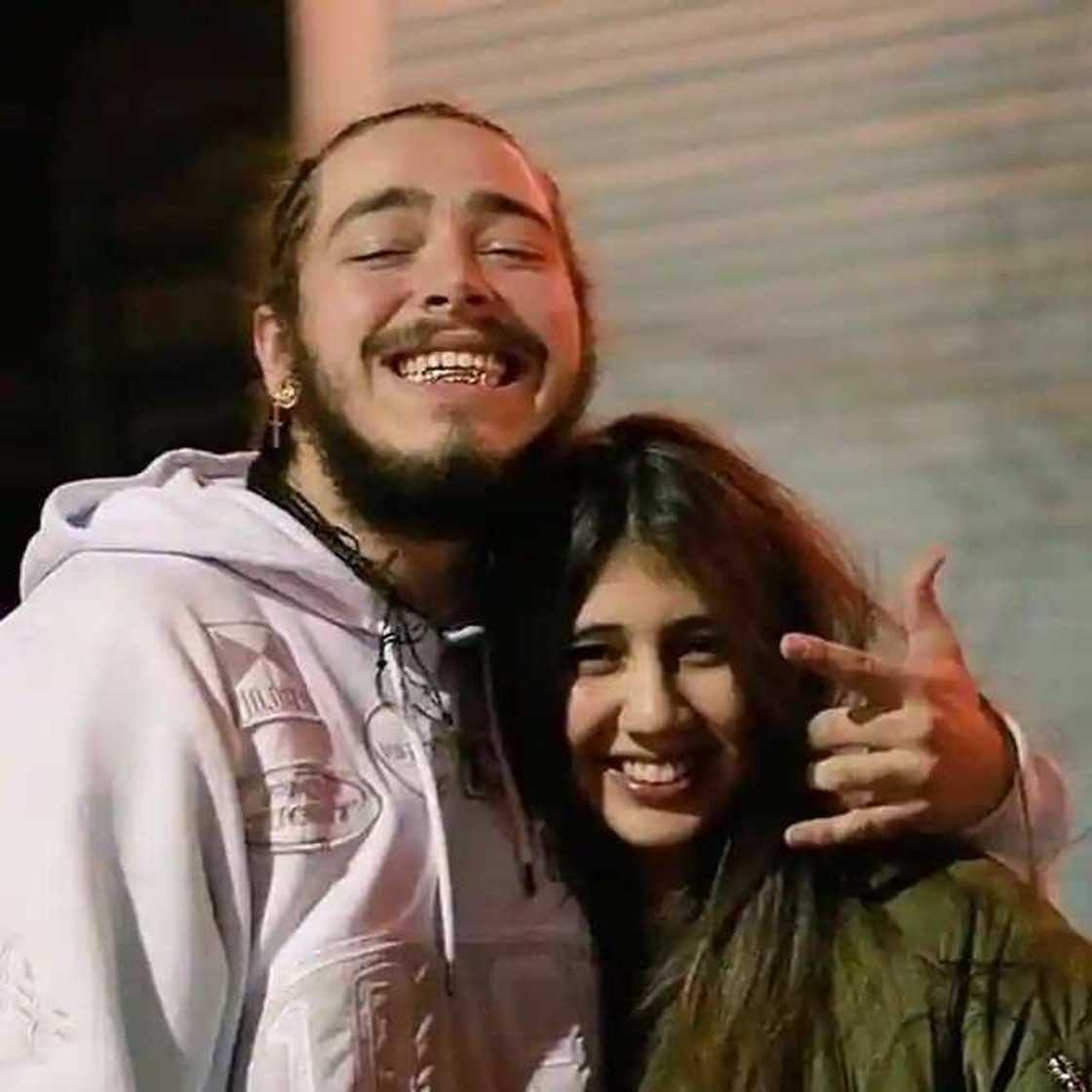 Post Malone's girlfriend Post Malone's girlfriend