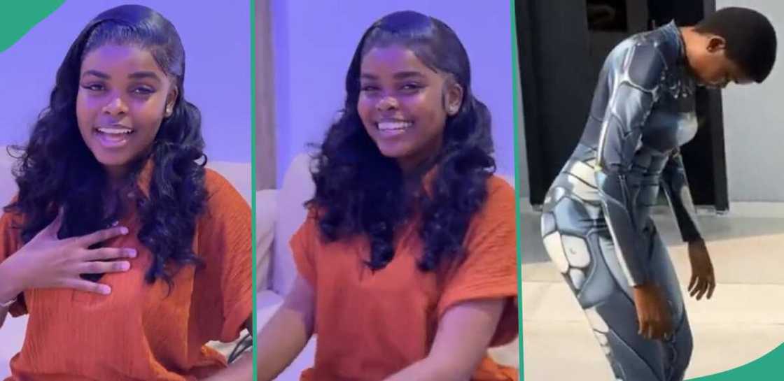 Jadro Lita, Nigerian lady who behaves like AI robot. Jadro Lita, Nigerian lady who behaves like AI robot.