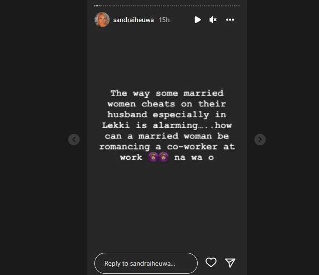 Sanda Iheuwa, cheating women in Lekki Sanda Iheuwa, cheating women in Lekki