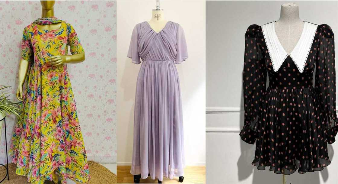 latest chiffon long gown styles in Nigeria latest chiffon long gown styles in Nigeria