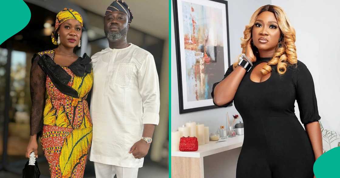 Mercy Johnson shares video with her husband and kids.