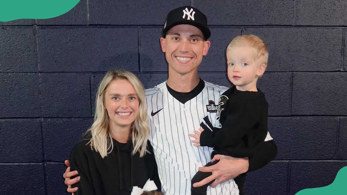 Olivia with her husband Luke Weaver and their son, Landon. Olivia with her husband Luke Weaver and their son, Landon.
