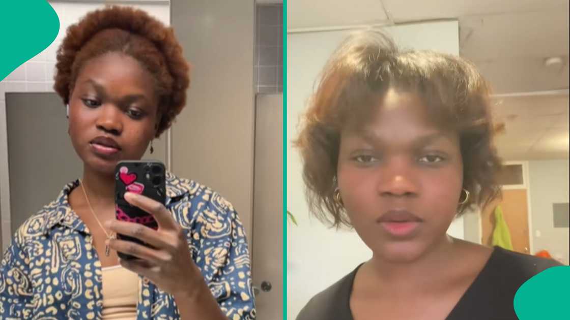 Nigerian lady returns home from America. Nigerian lady returns home from America.