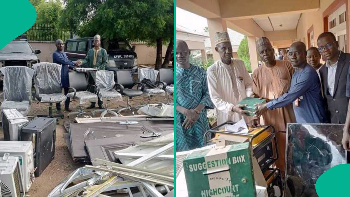 NSCDC ta yi magana kan kayayyakin sata da ta kwato daga barayi a lokacin zanga zanga NSCDC ta yi magana kan kayayyakin sata da ta kwato daga barayi a lokacin zanga zanga