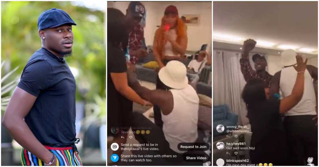 BBNaija star Niyi Lawal falls ill BBNaija star Niyi Lawal falls ill