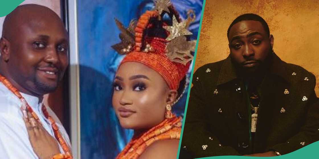 Davido replies hater of her comment.