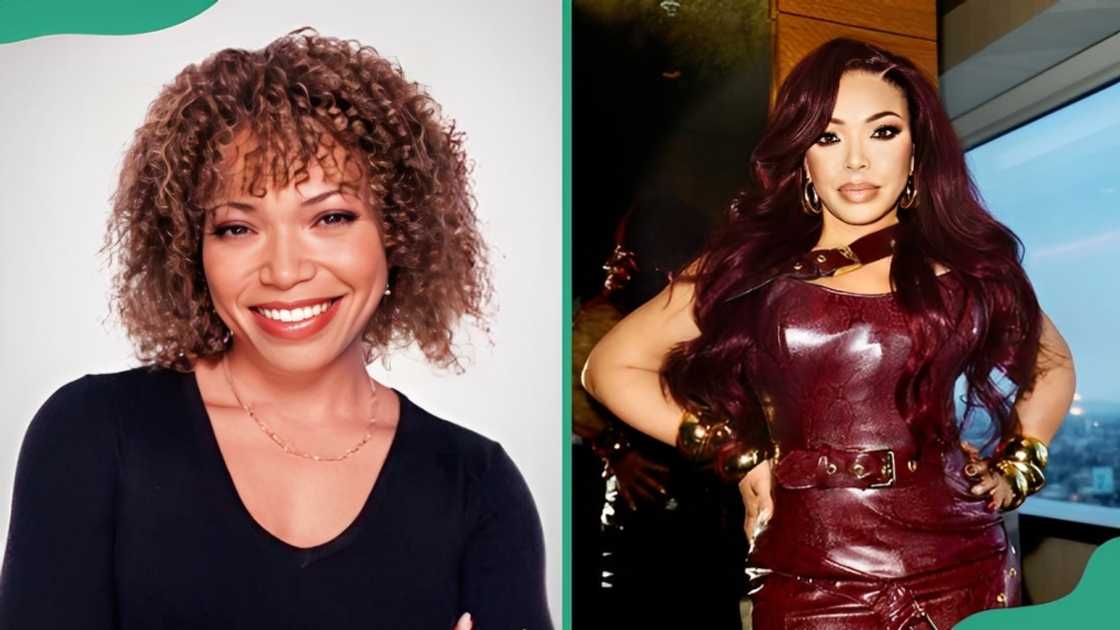 Tisha Campbell then and now. Tisha Campbell then and now.