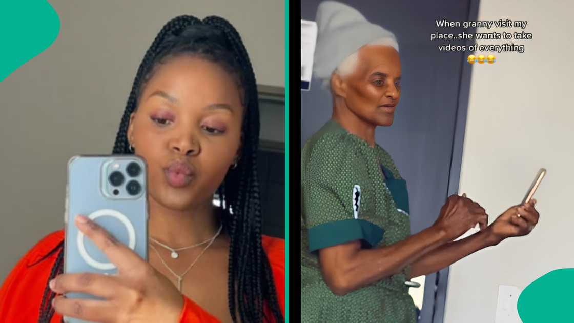 The lady said her mother likes to use innovative gadgets. The lady said her mother likes to use innovative gadgets.