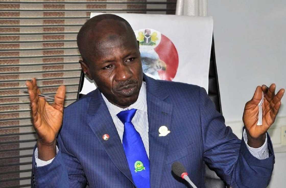 Former EFCC chairman Ibrahim Magu has demanded the inclusion of anti-corruption education in Nigeria school curriculum. Former EFCC chairman Ibrahim Magu has demanded the inclusion of anti-corruption education in Nigeria school curriculum.