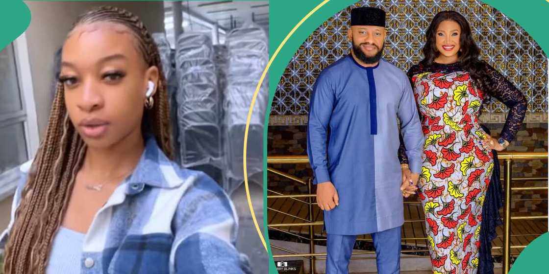 Daniella Edochie slams her online advisers. Daniella Edochie slams her online advisers.