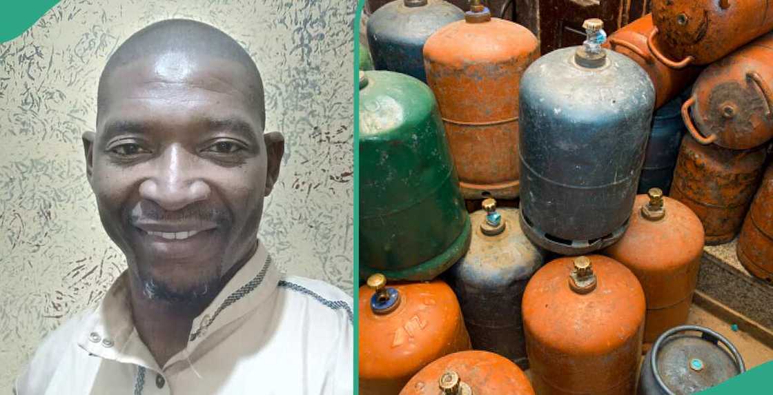 Man shares new price he bought cooking gas, sends people into frenzy Man shares new price he bought cooking gas, sends people into frenzy