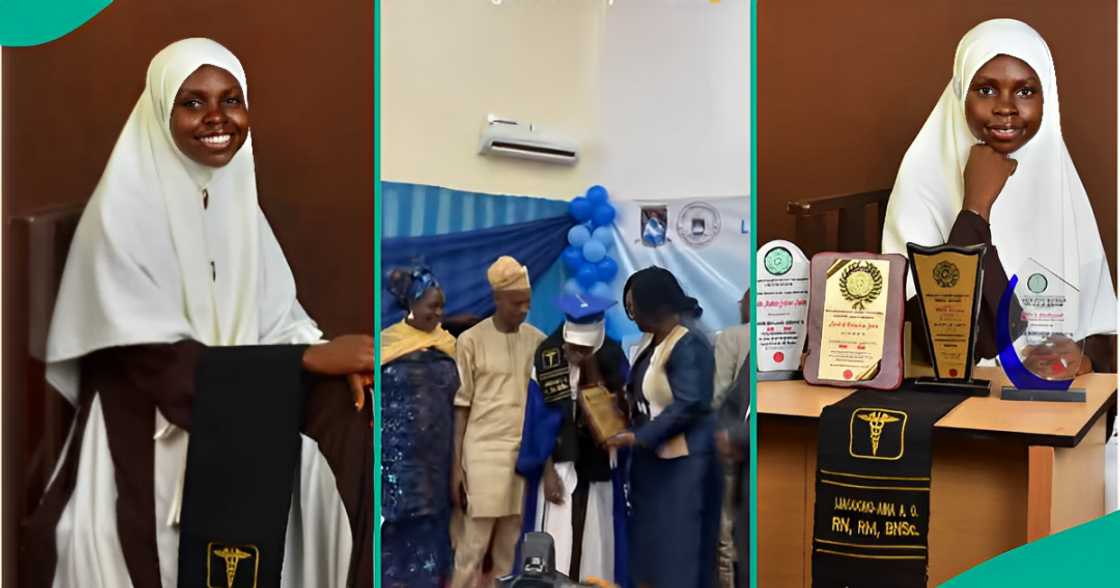 LASUCOM nursing graduate cries as she emerges best graduating student LASUCOM nursing graduate cries as she emerges best graduating student