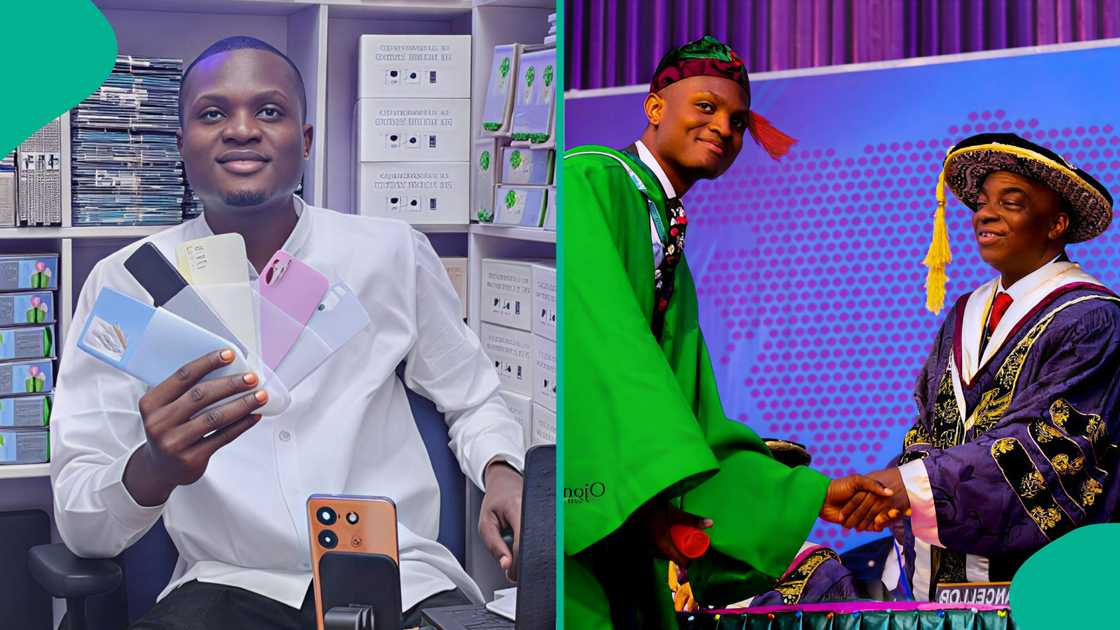 Covenant University first-class graduate who sells phone accessories for a living opens up about his occupation Covenant University first-class graduate who sells phone accessories for a living opens up about his occupation