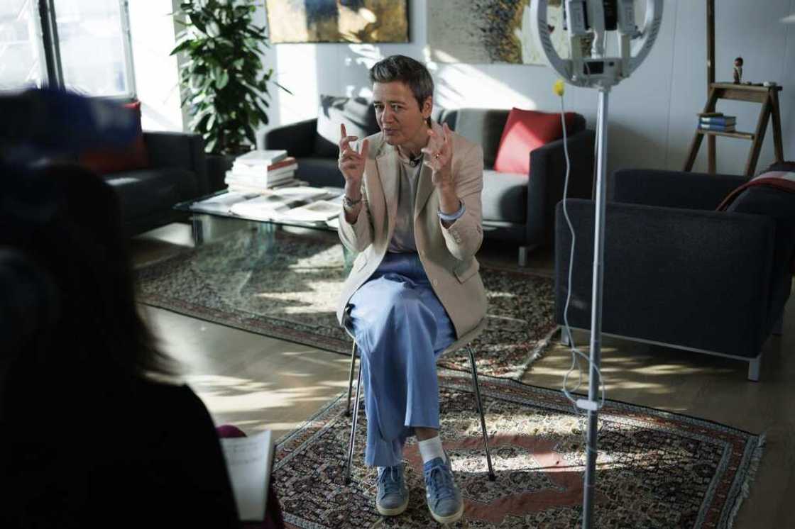 Vestager appeared sanguine about competition concerns regarding the partnership between Microsoft and France's Mistral Vestager appeared sanguine about competition concerns regarding the partnership between Microsoft and France's Mistral