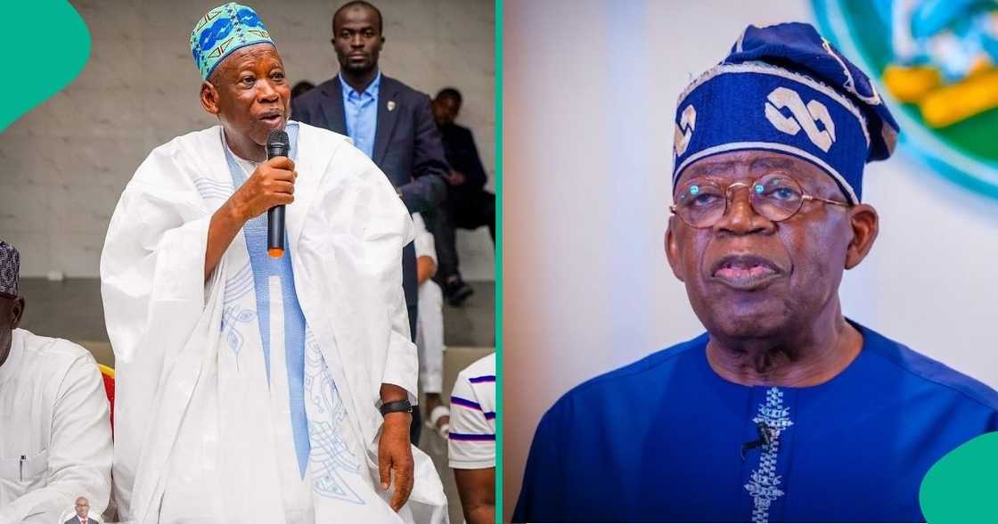 Former APC chairman Abdullahi Ganduje explains why he is absent during President Tinubu’s visit to Kano. Former APC chairman Abdullahi Ganduje explains why he is absent during President Tinubu’s visit to Kano.