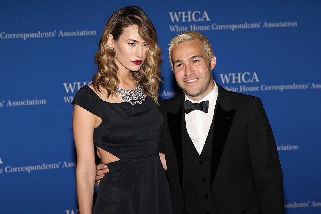 Meagan Camper and Pete Wentz in Washington, DC. Meagan Camper and Pete Wentz in Washington, DC.