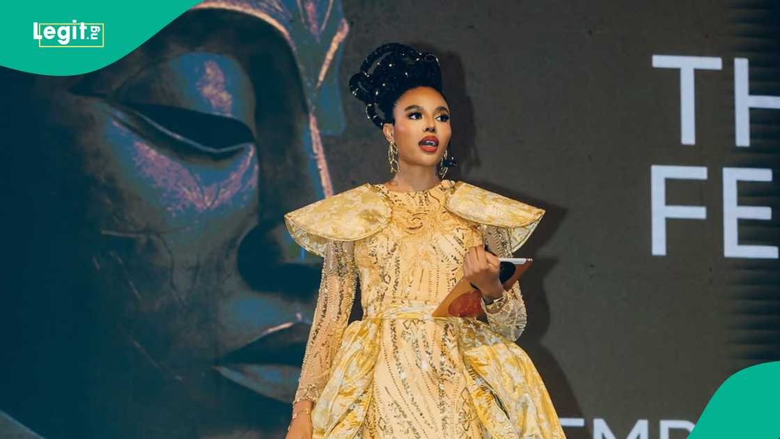 Nancy Isime shares video showing how she sweetly celebrated her dogs on their birthdays, drawing reactions from GehGeh and other Nigerians.