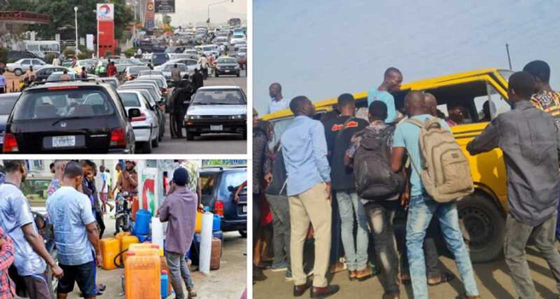 Fuel scarcity: Frustration as bus drivers hike transport fares in Lagos Fuel scarcity: Frustration as bus drivers hike transport fares in Lagos