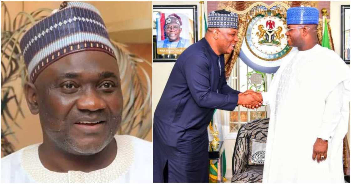 Kogi State governor, Yahaya Bello, ministerial nominee, Prince Shaibu Audu Abubakar, Isah Jibrin Kogi State governor, Yahaya Bello, ministerial nominee, Prince Shaibu Audu Abubakar, Isah Jibrin