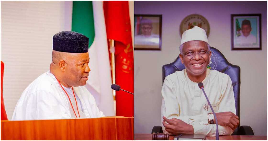 Kaduna state, Senate, Godswill Akpabio, Bola Tinubu, Mallam Nasir El-Rufai Kaduna state, Senate, Godswill Akpabio, Bola Tinubu, Mallam Nasir El-Rufai