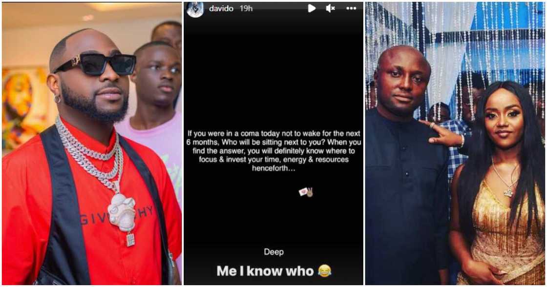 Davido speaks on being in coma