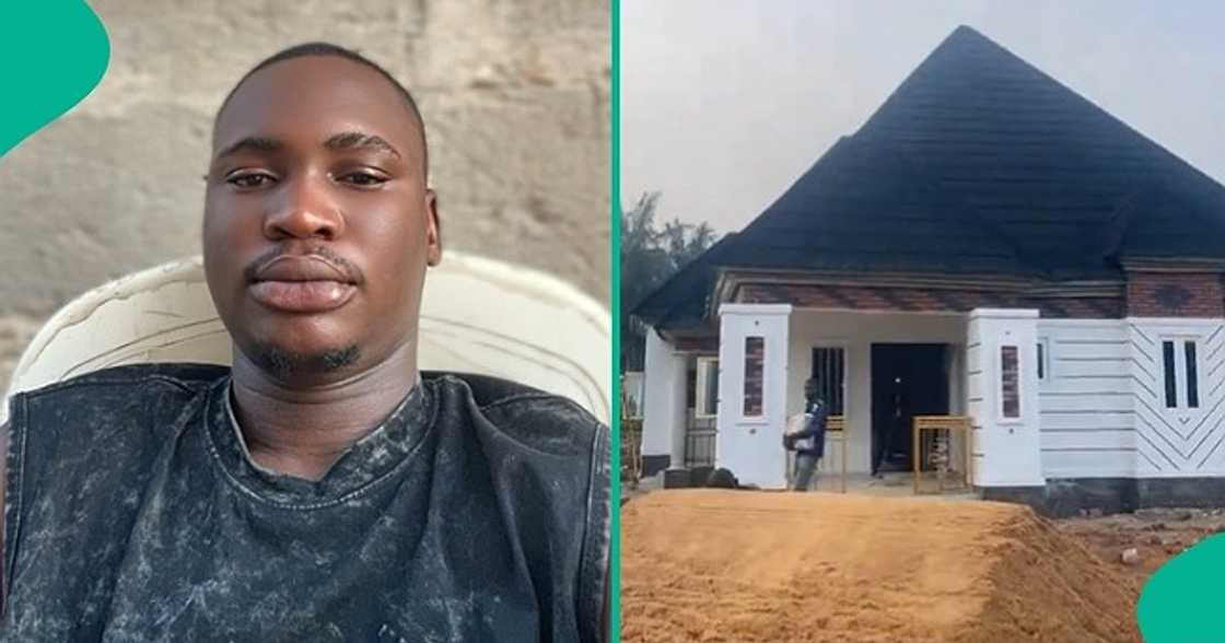 Nigerian man builds fine bungalow in 10 months Nigerian man builds fine bungalow in 10 months