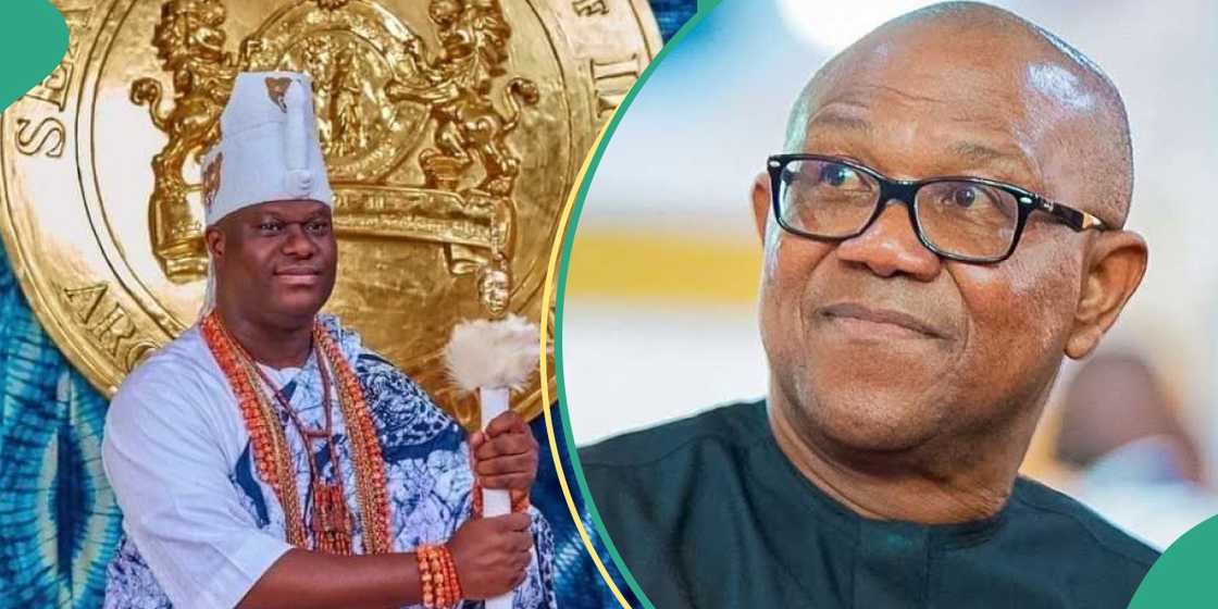 Peter Obi tackled for failing to celebrate Ooni of Ife at 50 Peter Obi tackled for failing to celebrate Ooni of Ife at 50