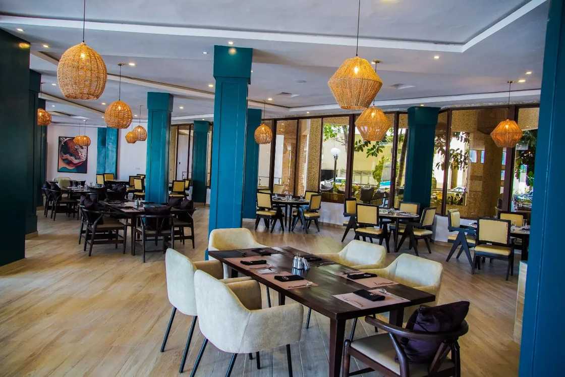 Inside The SIG Lagos restaurant. Inside The SIG Lagos restaurant.