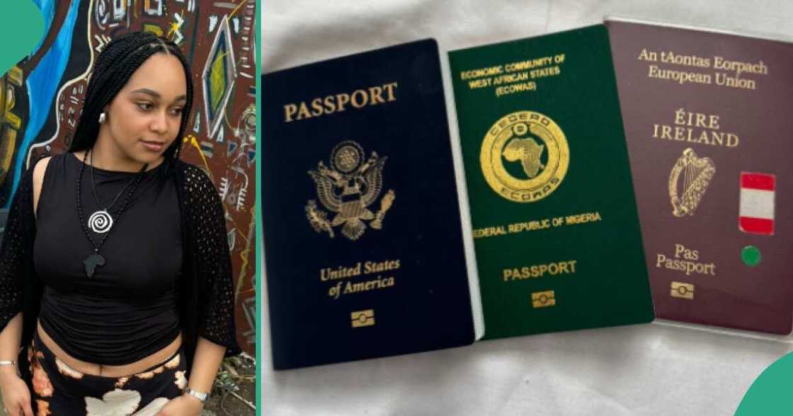 Lady who is a citizen of Nigeria, Ireland and America. Lady who is a citizen of Nigeria, Ireland and America.