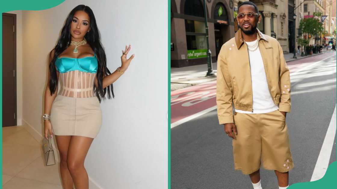 Taina Williams ad her step father, rapper Fabulous