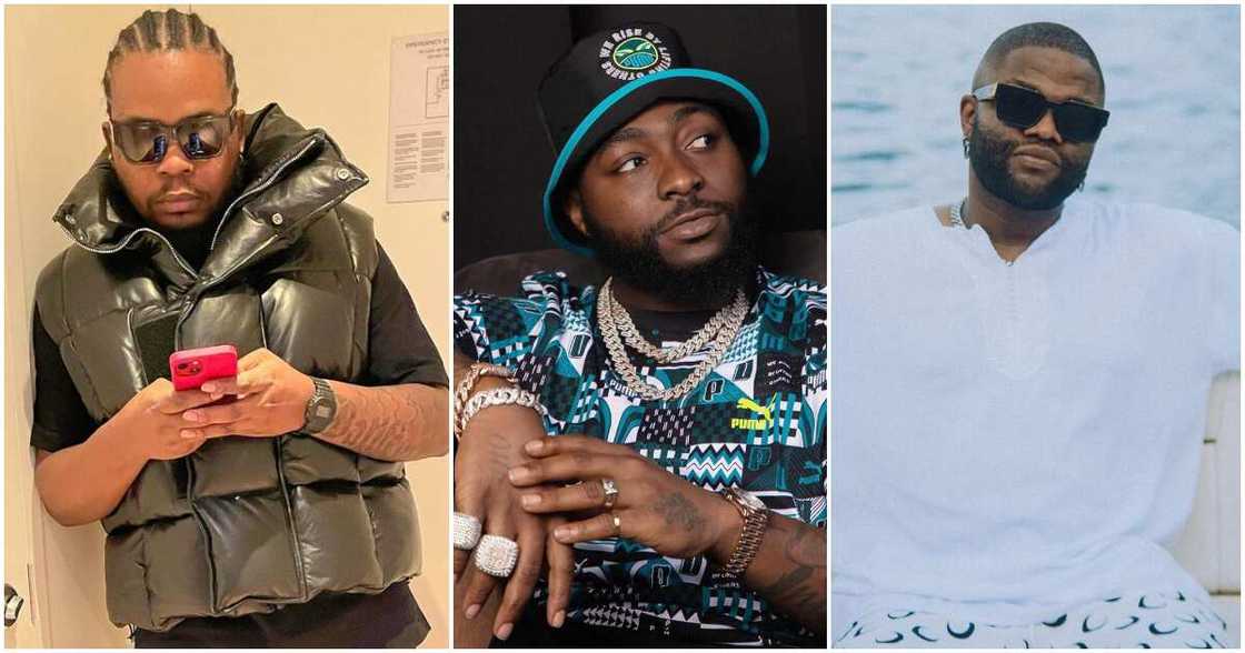 Nigerian rappers Olamide and Skales speak on Davido's pregnancy scandal.