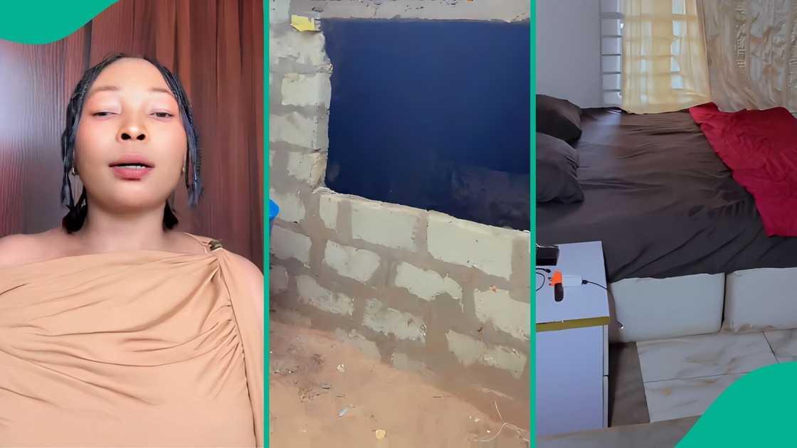 Lady tired of paying rent moves into mother’s house after renovating room, shares transformation