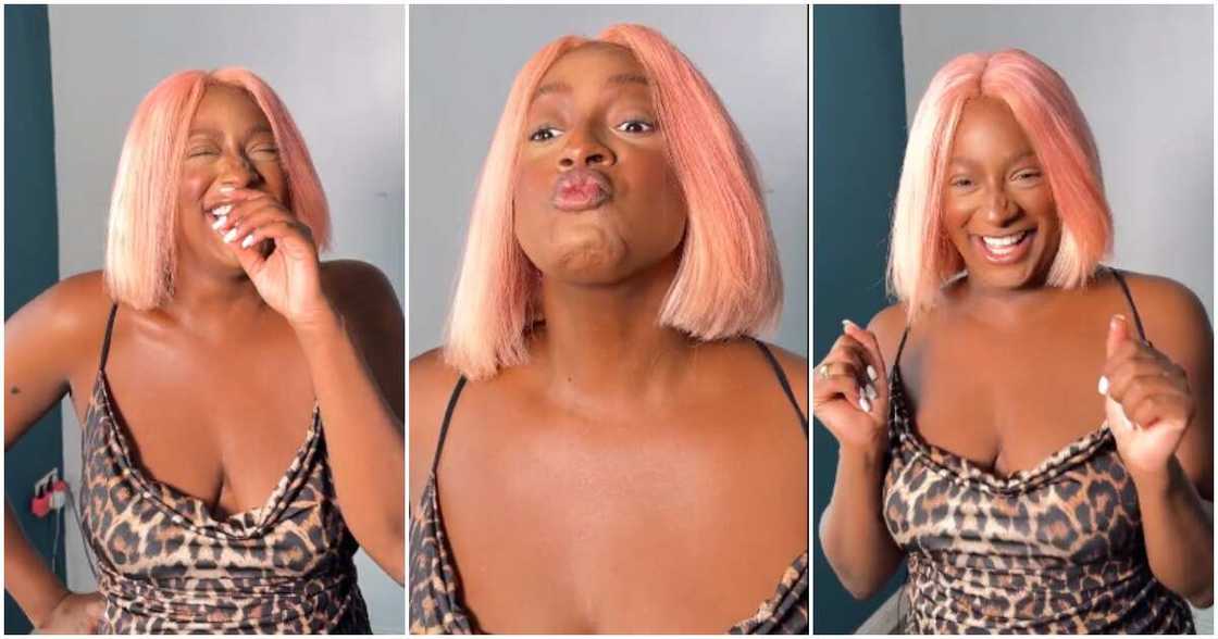 DJ Cuppy practices how to call people like Danfo bus drivers.