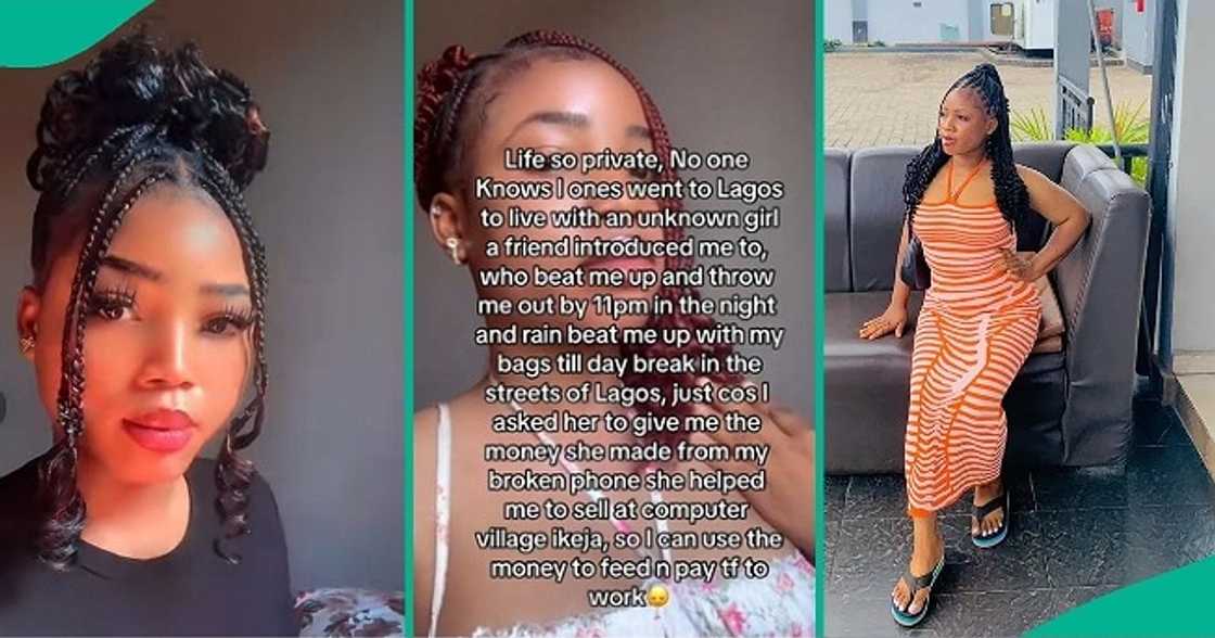 Lady who agreed to squat with unknown girl in Lagos gets chased out by 11pm Lady who agreed to squat with unknown girl in Lagos gets chased out by 11pm