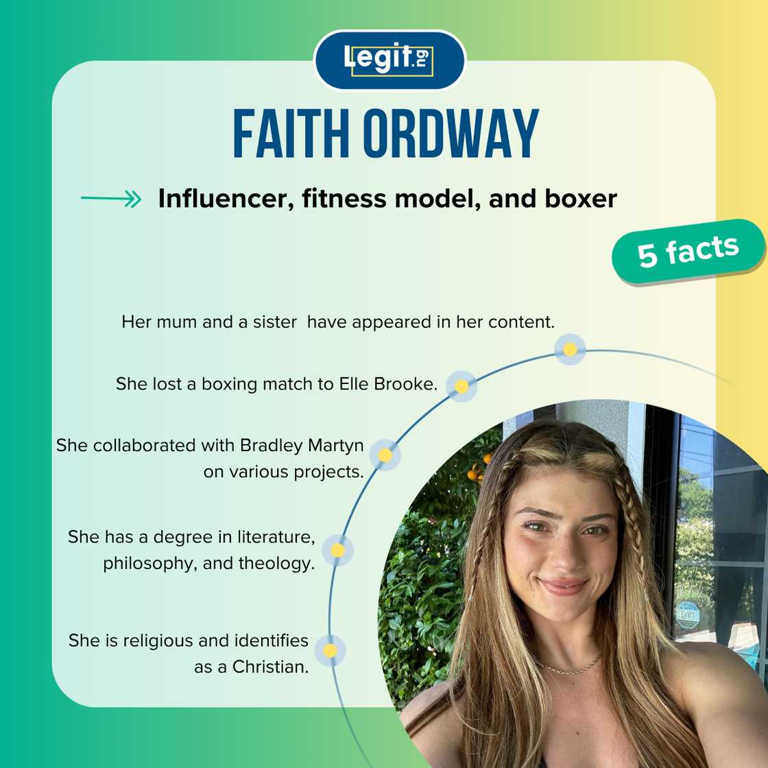 Faith Ordway with plaited hair falling on the sides on her forehead Faith Ordway with plaited hair falling on the sides on her forehead