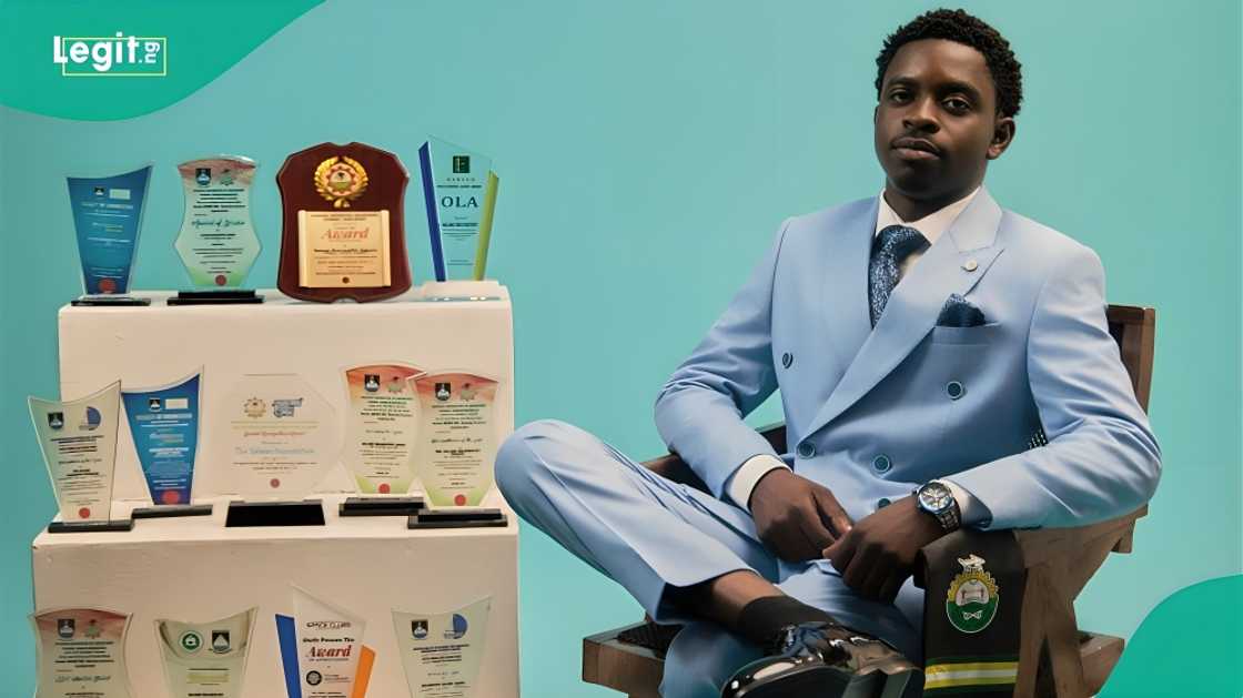 Lasu graduate flaunts award
