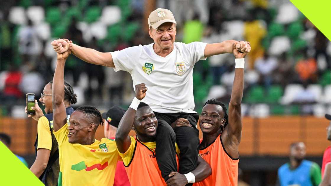 Gernot Rohr, Benin Republic, Nigeria, 2026 FIFA World Cup qualifier, Felix Houphouet-Boigny Stadium, Abidjan, Ivory Coast. Gernot Rohr, Benin Republic, Nigeria, 2026 FIFA World Cup qualifier, Felix Houphouet-Boigny Stadium, Abidjan, Ivory Coast.