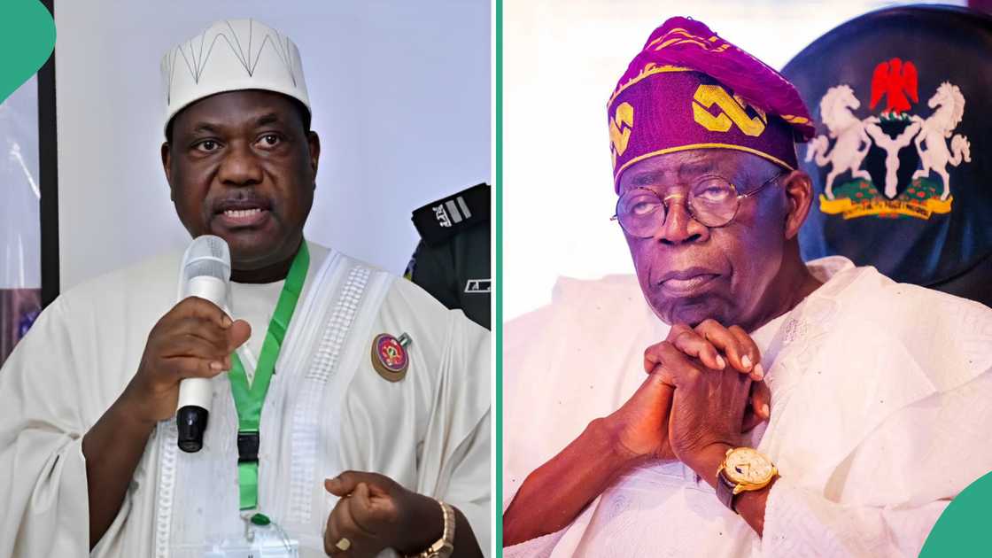 George Akume da Bola Tinubu. George Akume da Bola Tinubu.