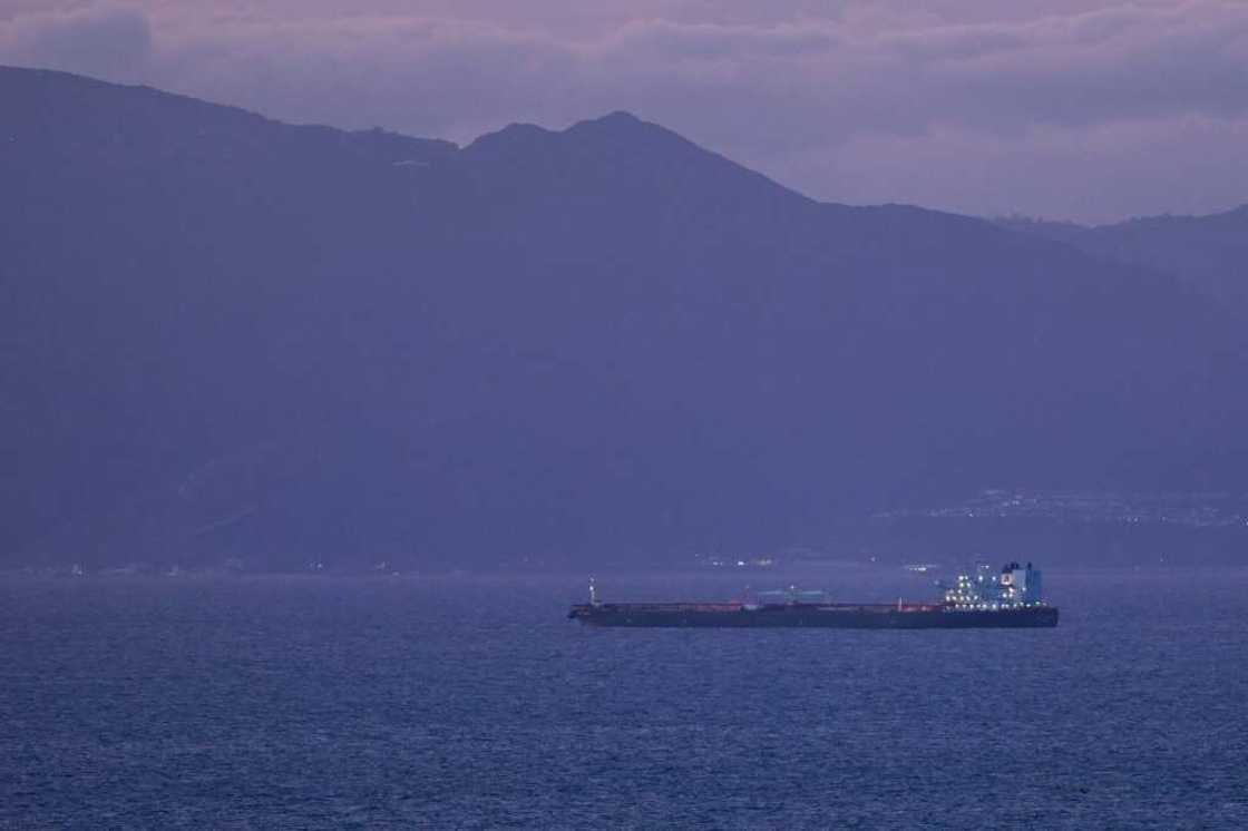An oil tanker seen off shore in the Pacific Ocean along the Los Angeles area coastline in the Santa Monica Bay as seen from Palos Verdes Estates, California on March 6, 2023 An oil tanker seen off shore in the Pacific Ocean along the Los Angeles area coastline in the Santa Monica Bay as seen from Palos Verdes Estates, California on March 6, 2023