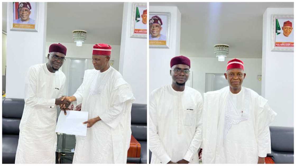 Wani matashi ya dawo da albashin mahaifinsa bayan ya rasu Wani matashi ya dawo da albashin mahaifinsa bayan ya rasu