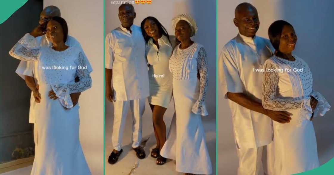 Excited lady shares video as her parents reunite 30 years after they cut ties