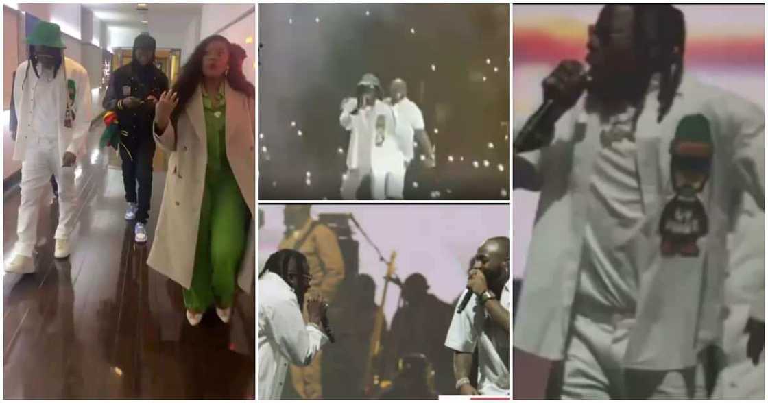 Stonebwoy at Davido's 02 Concert Stonebwoy at Davido's 02 Concert
