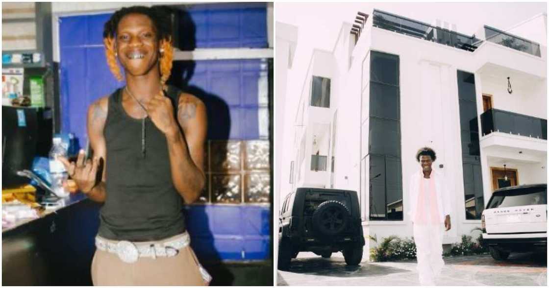 Singer Seyi Vibez and his house Singer Seyi Vibez and his house