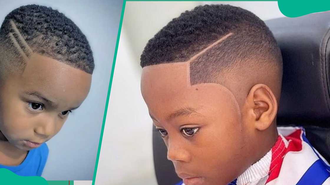 Side part fade cut Side part fade cut