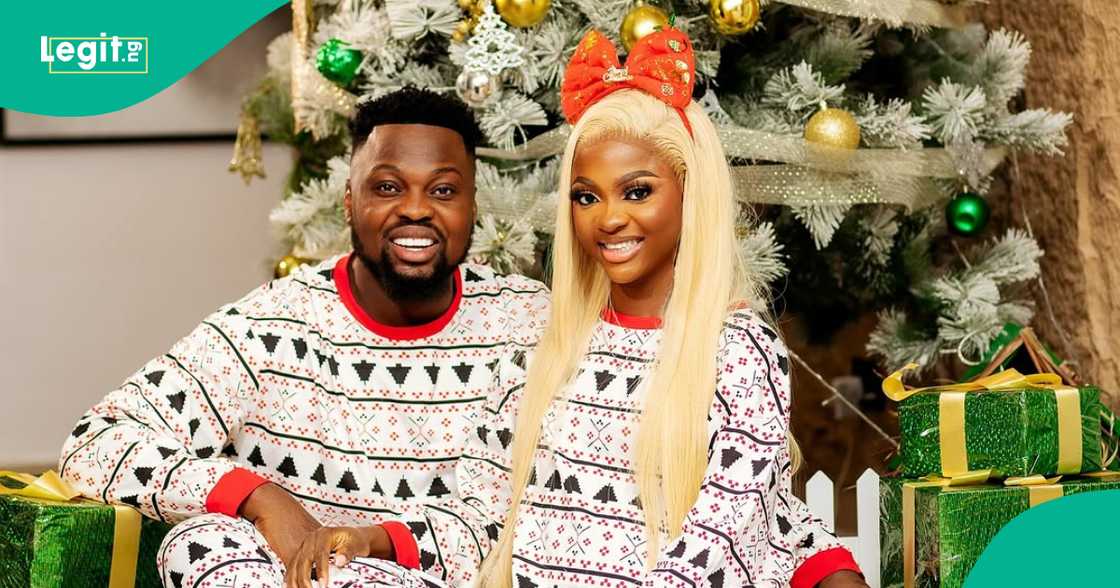 Egungun and his wife ignite debate online. Egungun and his wife ignite debate online.