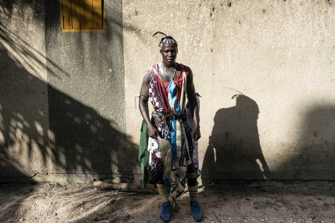 Cedric Diatta in traditional dress