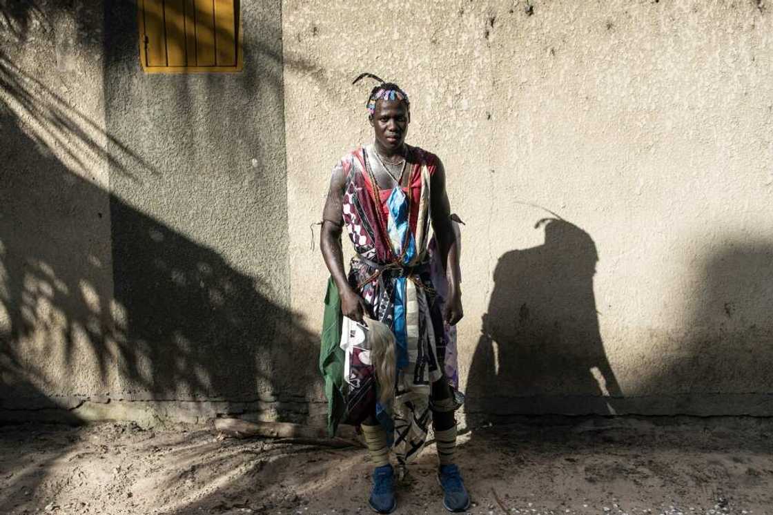 Cedric Diatta in traditional dress Cedric Diatta in traditional dress