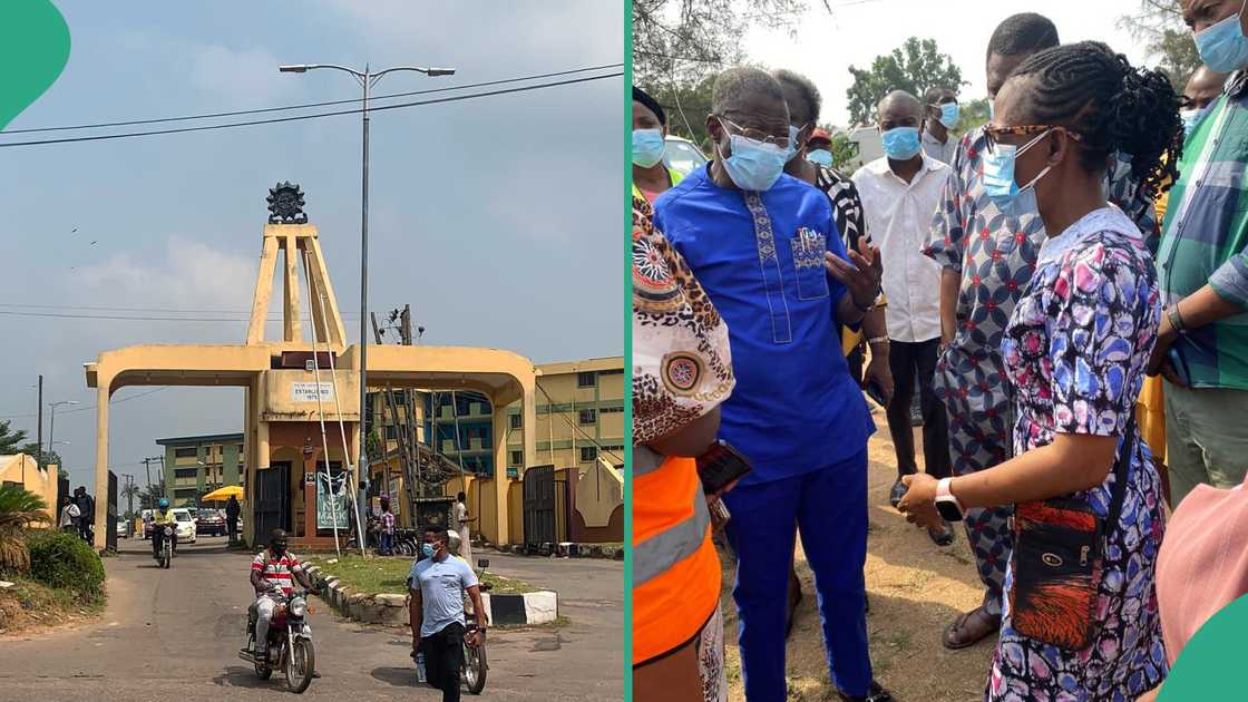 No fewer than ten (10) students of The Polytechnic of Ibadan, Oyo State on Tuesday, collapsed after inhaling a yet-to-be-identified gaseous substance during a quarrel between two students. The Oyo government responded to the emergency situation. No fewer than ten (10) students of The Polytechnic of Ibadan, Oyo State on Tuesday, collapsed after inhaling a yet-to-be-identified gaseous substance during a quarrel between two students. The Oyo government responded to the emergency situation.