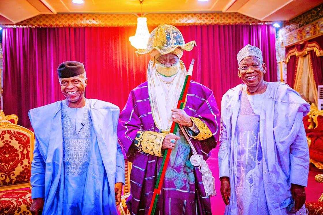 Hotunan Osinbajo yayin da ya halarci Hawan Daba na masarautar Kano Hotunan Osinbajo yayin da ya halarci Hawan Daba na masarautar Kano